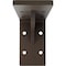 Ekena Millwork Embrey Steel Bracket, Hammered Brown 2"W x 6"D x 3 3/4"H BKTM02X06X03EBHBR - alternate 7